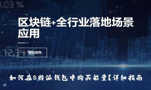 如何在B特派钱包中购买能量？详细指南