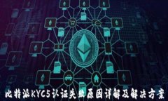 比特派KYC5认证失败原因详解及解决方案