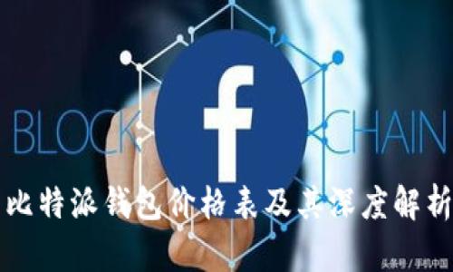 比特派钱包价格表及其深度解析