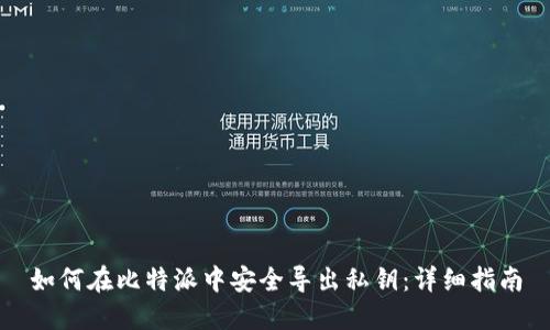 如何在比特派中安全导出私钥：详细指南