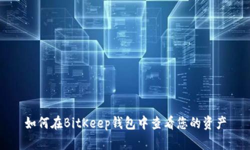 如何在BitKeep钱包中查看您的资产